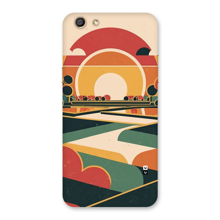 Awesome Geomatric Art Back Case for Oppo F3