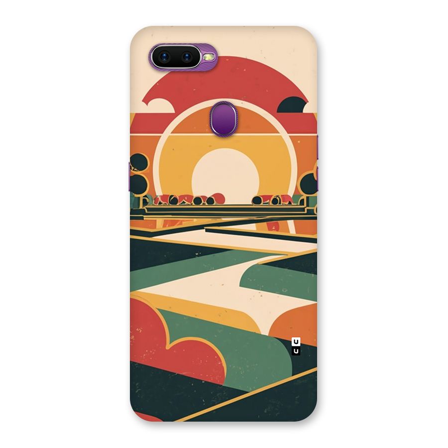 Awesome Geomatric Art Back Case for Oppo F9