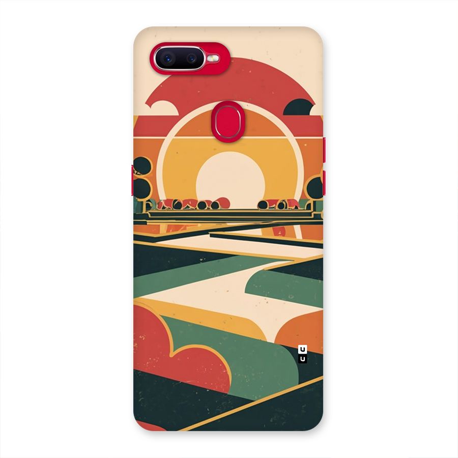 Awesome Geomatric Art Back Case for Oppo F9 Pro