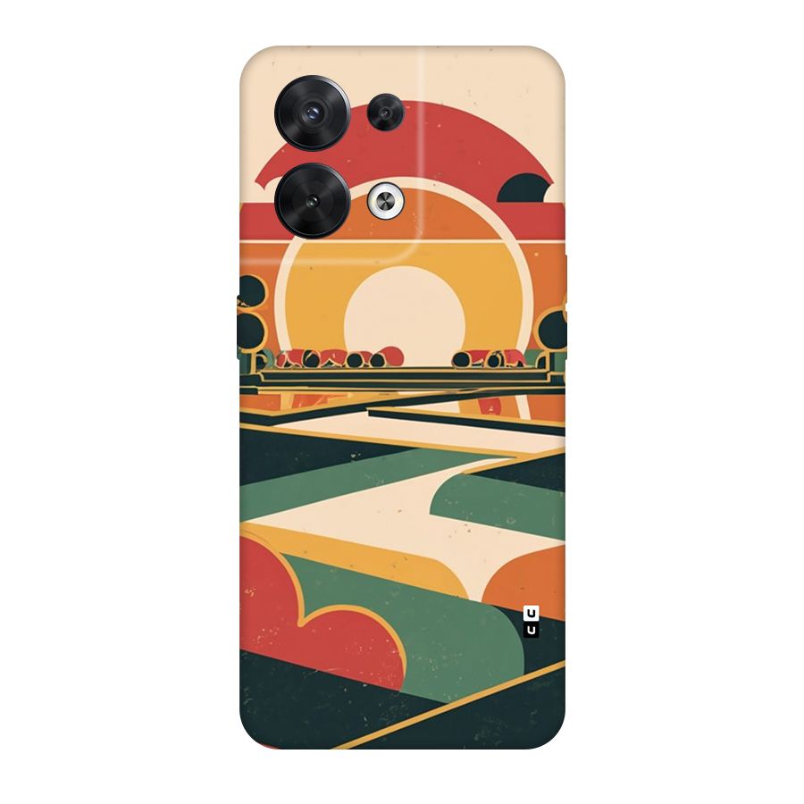 Awesome Geomatric Art Back Case for Oppo Reno8 5G