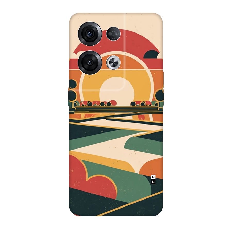 Awesome Geomatric Art Back Case for Oppo Reno8 Pro 5G
