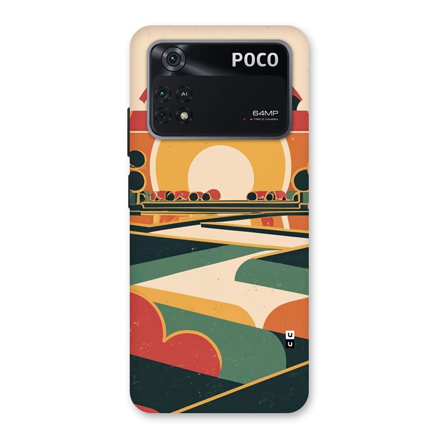 Awesome Geomatric Art Back Case for Poco M4 Pro 4G
