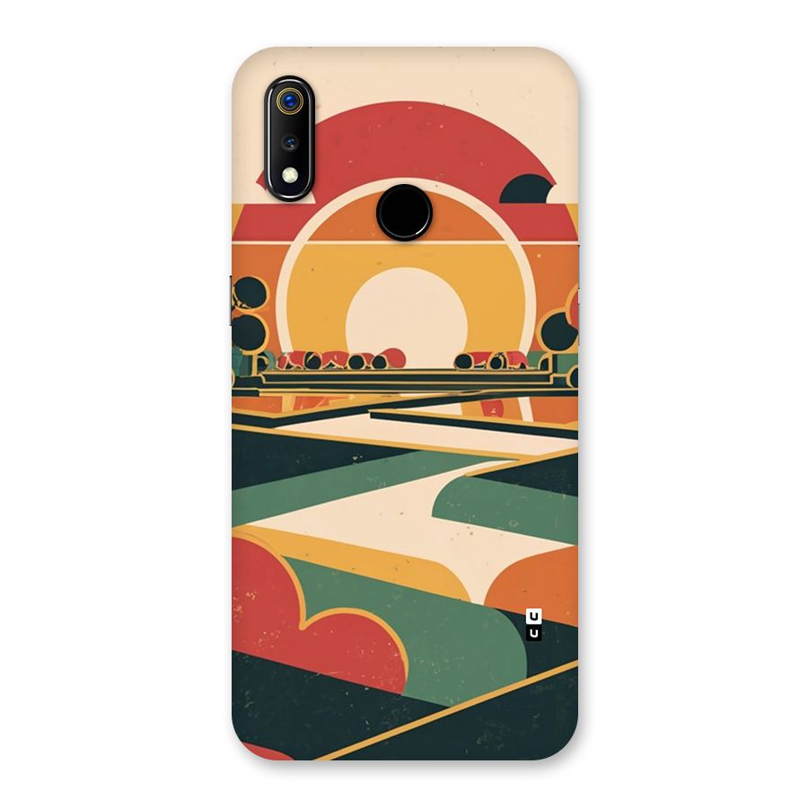 Awesome Geomatric Art Back Case for Realme 3
