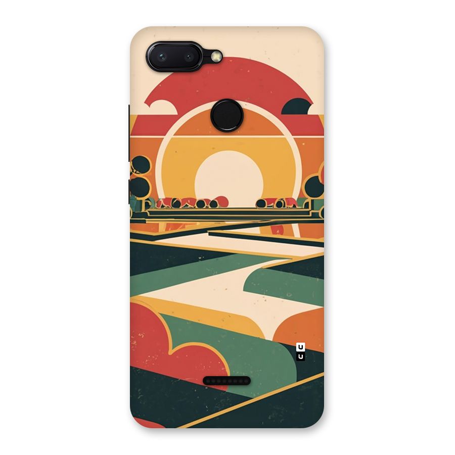 Awesome Geomatric Art Back Case for Redmi 6