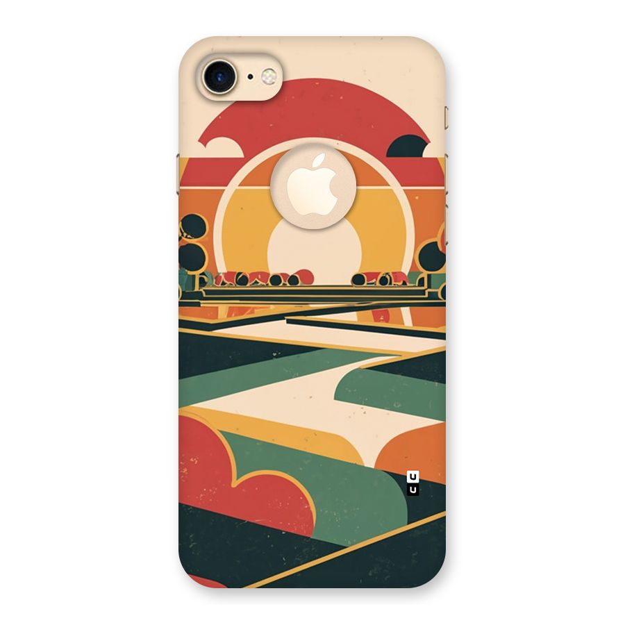 Awesome Geomatric Art Back Case for iPhone 7 Logo Cut