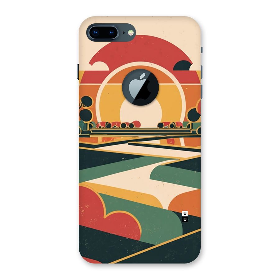 Awesome Geomatric Art Back Case for iPhone 7 Plus Logo Cut
