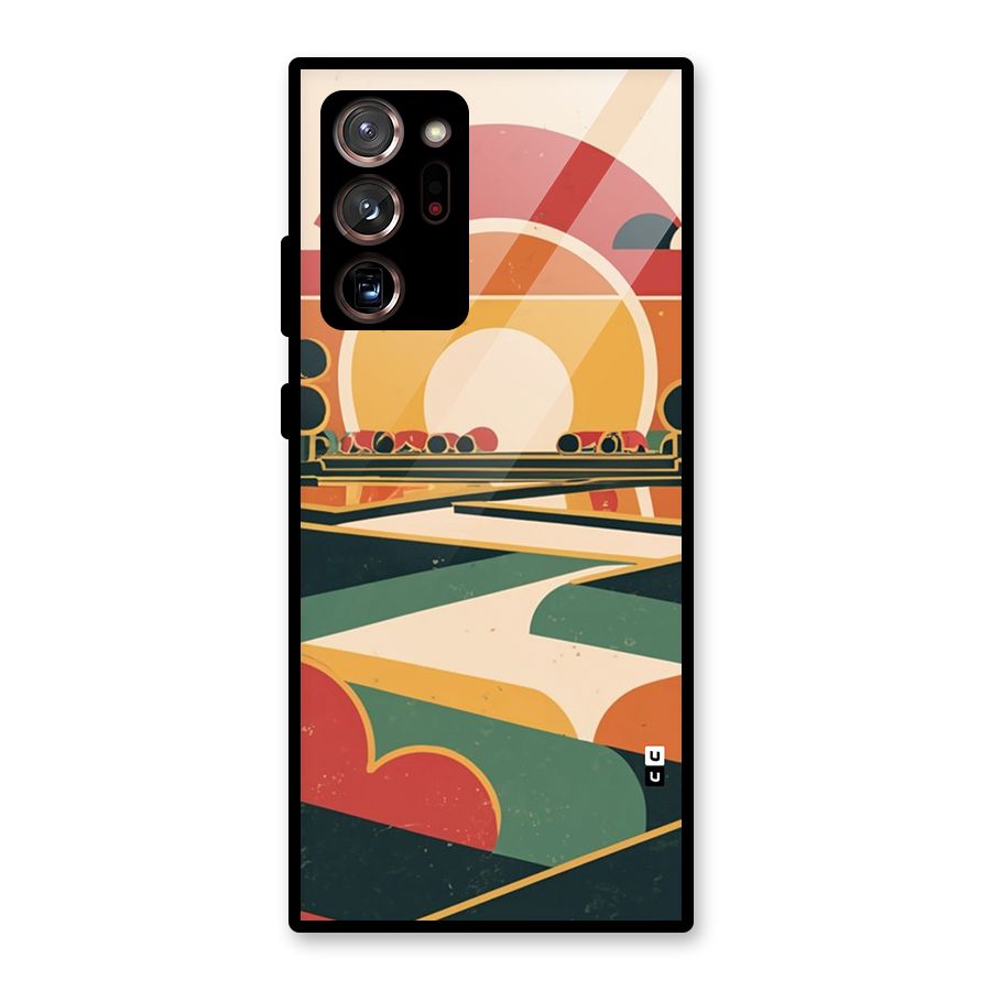Awesome Geomatric Art Glass Back Case for Galaxy Note 20 Ultra