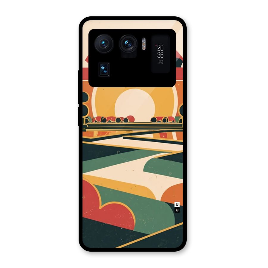Awesome Geomatric Art Glass Back Case for Mi 11 Ultra
