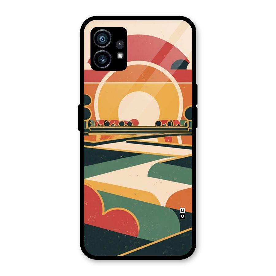 Awesome Geomatric Art Glass Back Case for Nothing Phone 1