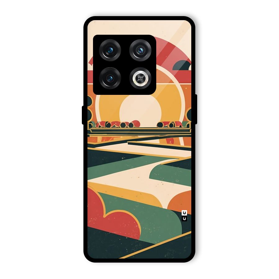 Awesome Geomatric Art Glass Back Case for OnePlus 10 Pro 5G