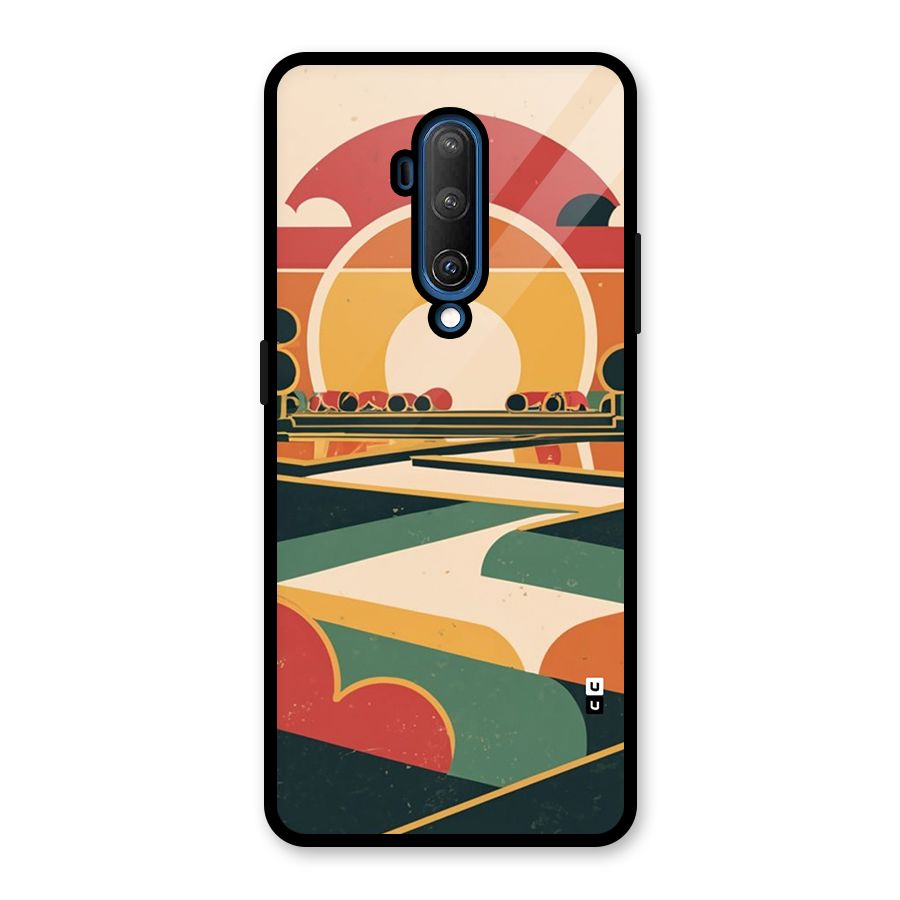 Awesome Geomatric Art Glass Back Case for OnePlus 7T Pro