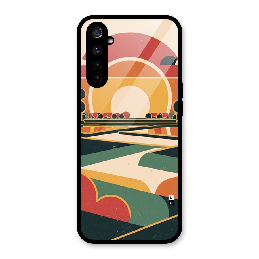 Awesome Geomatric Art Glass Back Case for Realme 6i