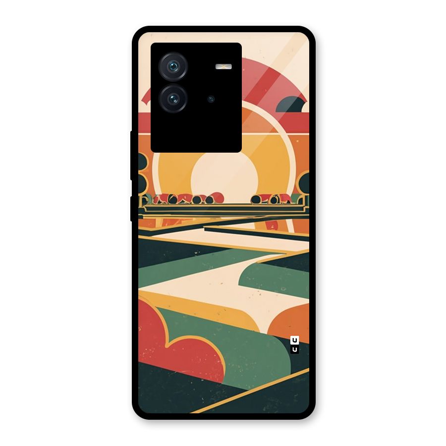 Awesome Geomatric Art Glass Back Case for Vivo iQOO Neo 6 5G
