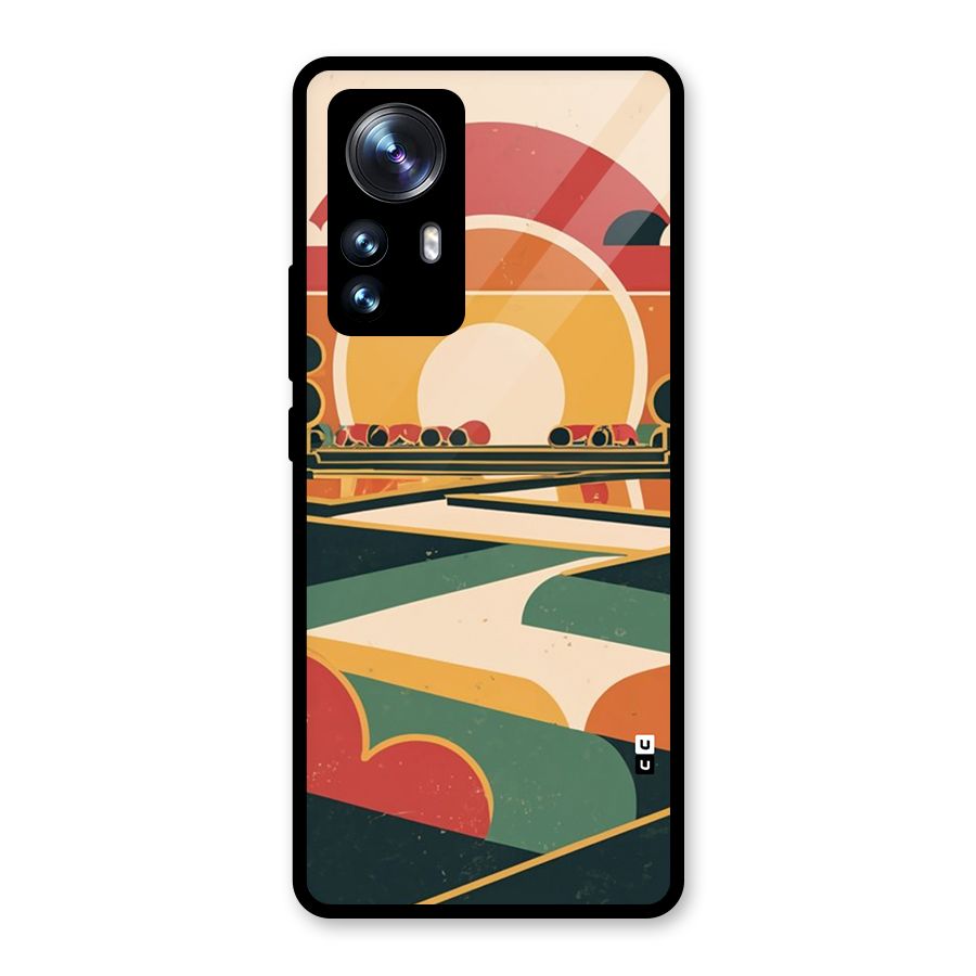 Awesome Geomatric Art Glass Back Case for Xiaomi 12 Pro