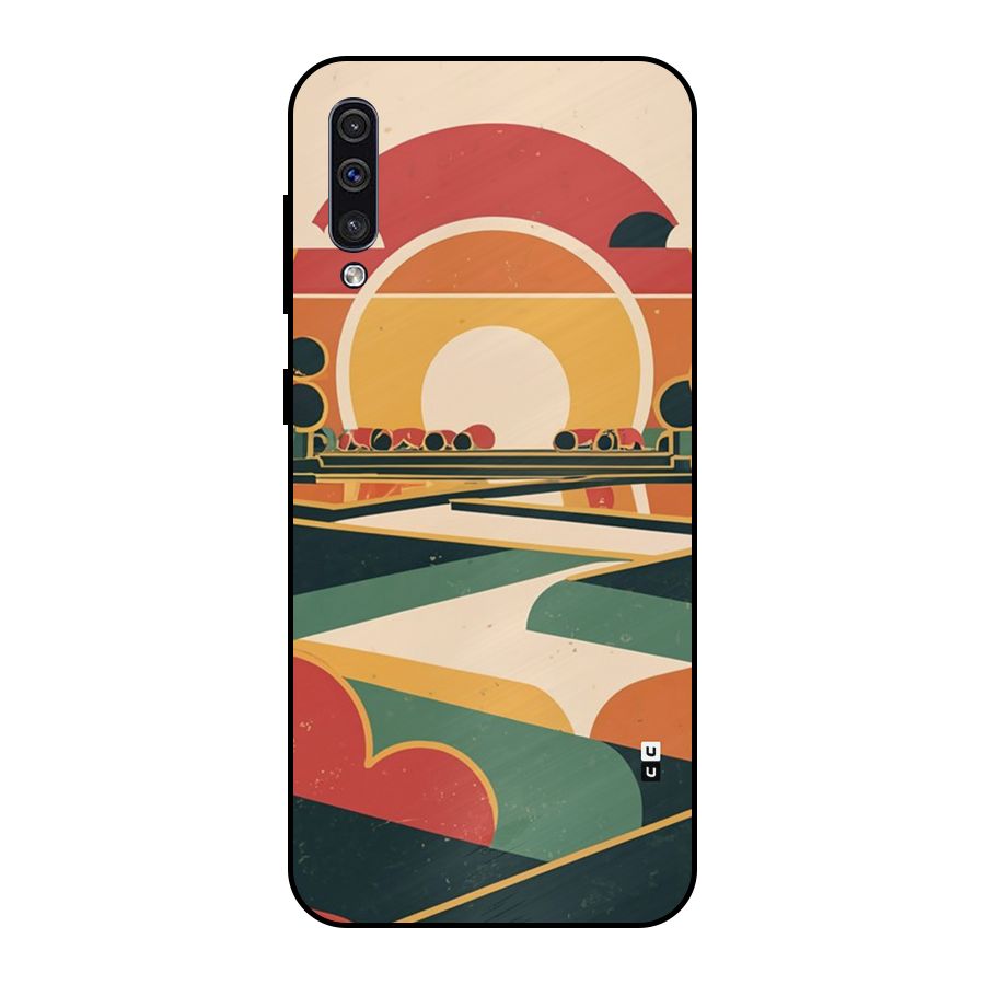 Awesome Geomatric Art Metal Back Case for Galaxy A30s
