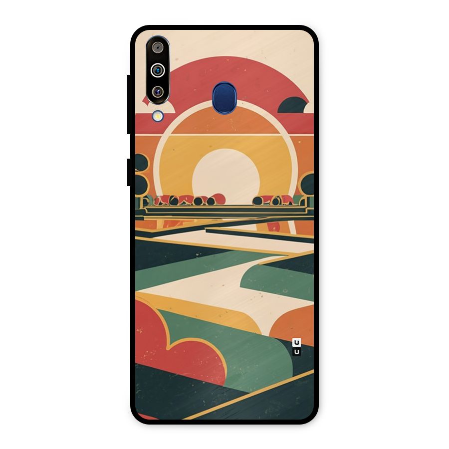 Awesome Geomatric Art Metal Back Case for Galaxy M30