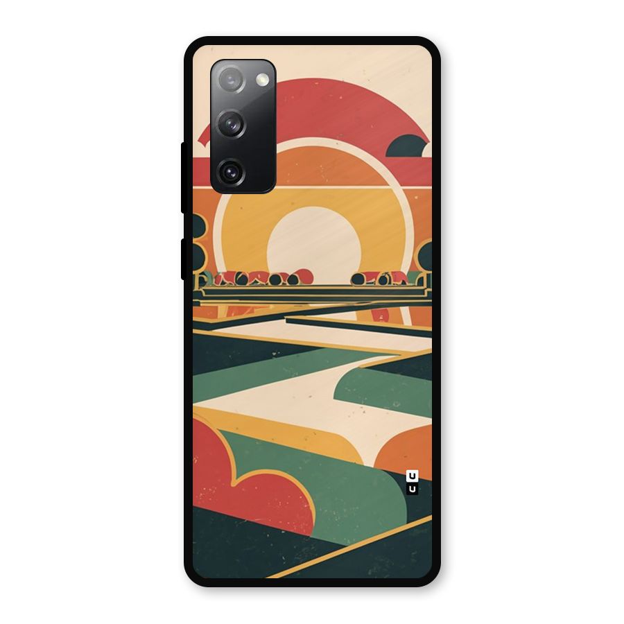 Awesome Geomatric Art Metal Back Case for Galaxy S20 FE 5G