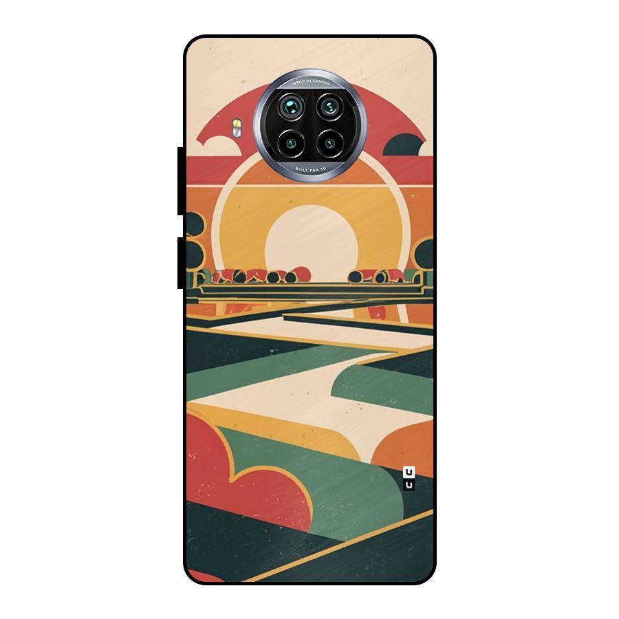 Awesome Geomatric Art Metal Back Case for Mi 10i