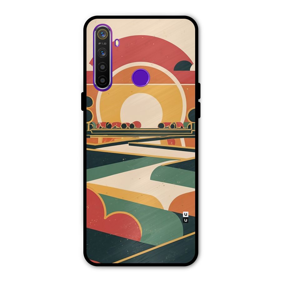 Awesome Geomatric Art Metal Back Case for Realme 5i