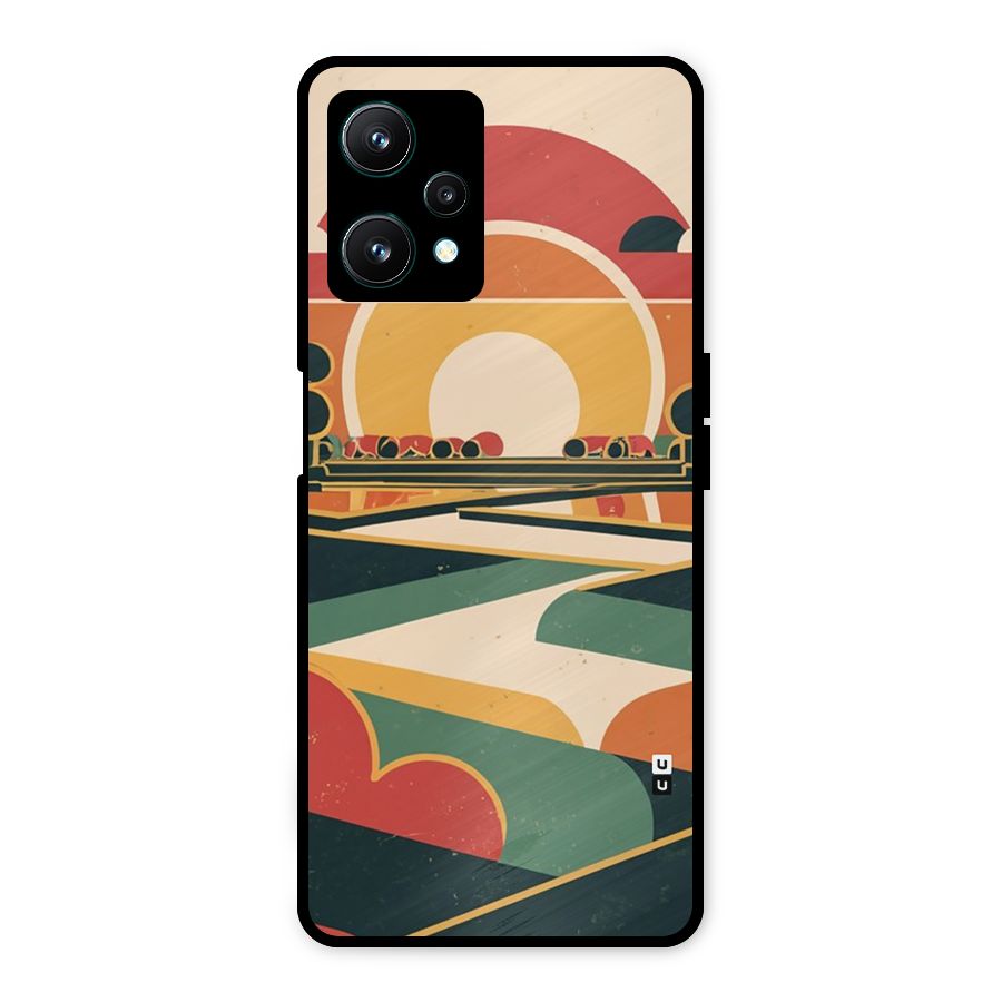 Awesome Geomatric Art Metal Back Case for Realme 9 Pro 5G