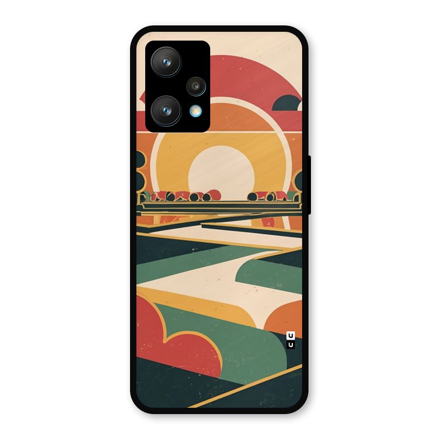 Awesome Geomatric Art Metal Back Case for Realme 9 Pro Plus 5G
