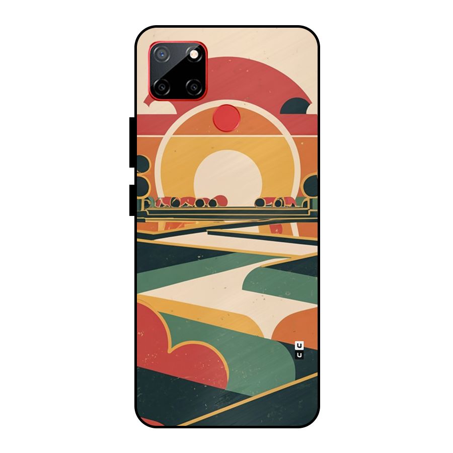 Awesome Geomatric Art Metal Back Case for Realme C12