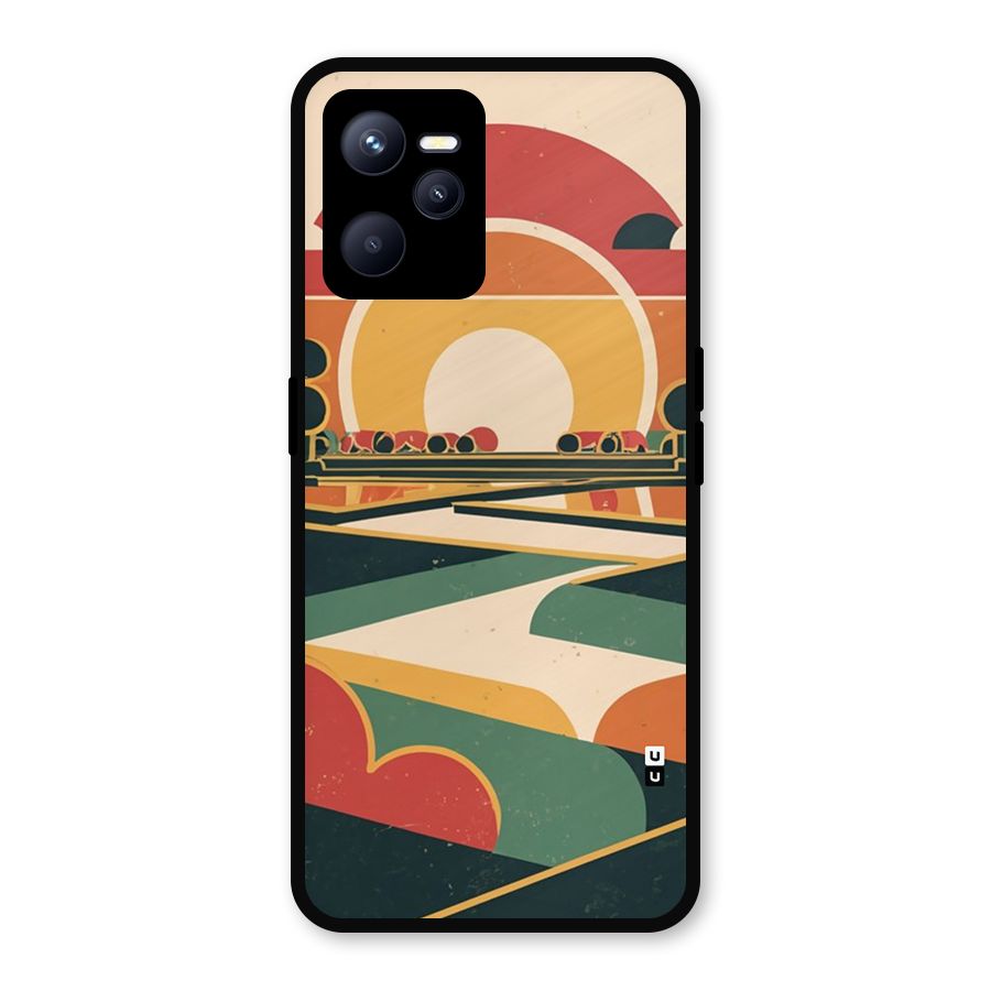 Awesome Geomatric Art Metal Back Case for Realme C35