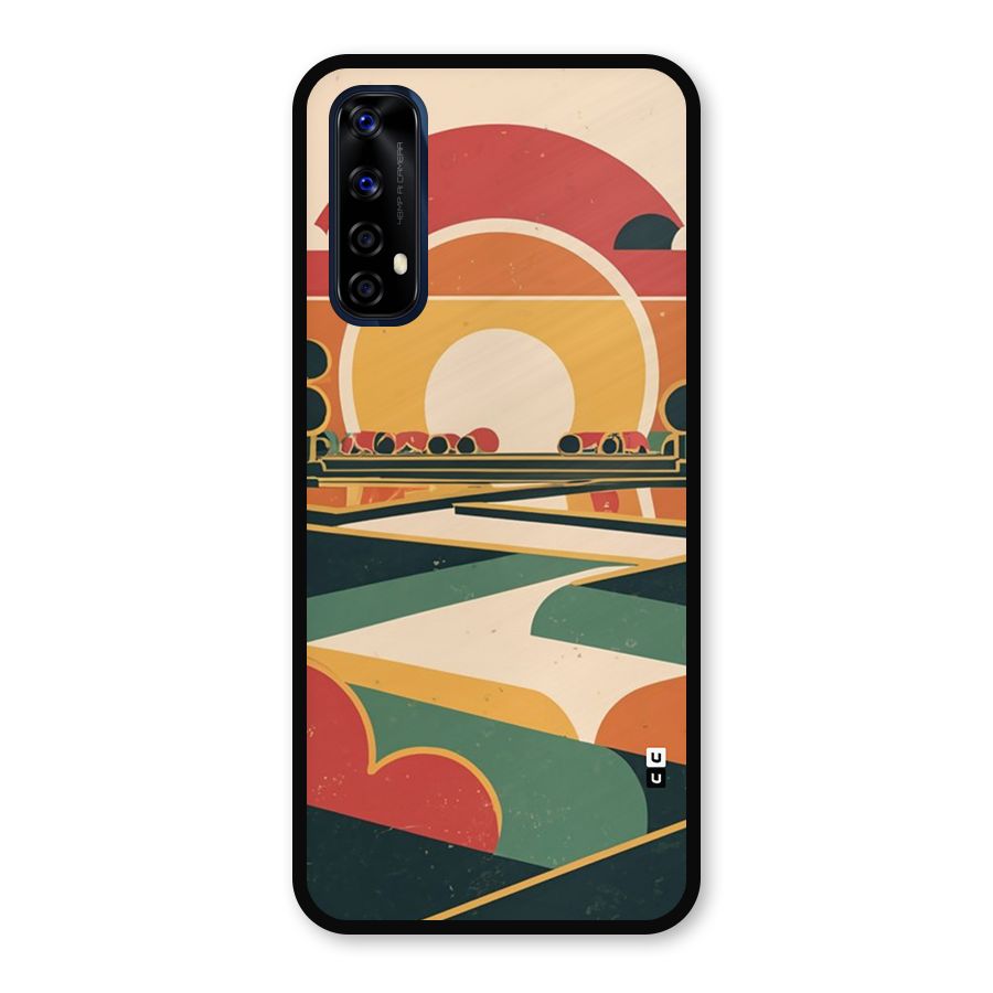 Awesome Geomatric Art Metal Back Case for Realme Narzo 20 Pro