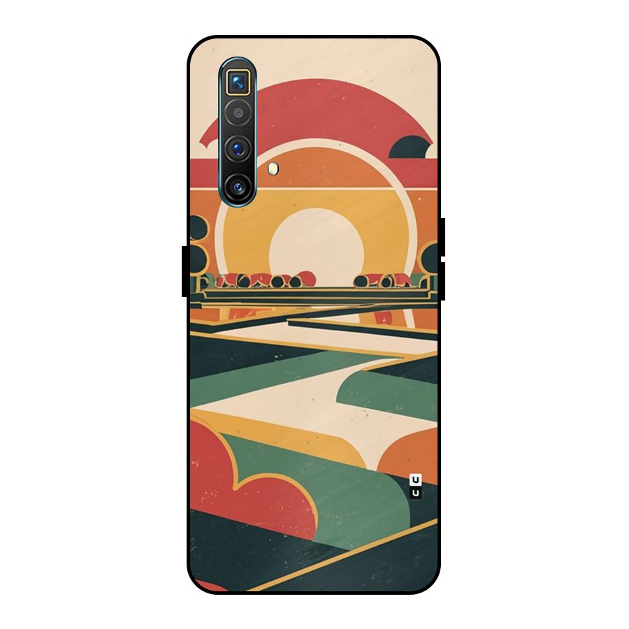 Awesome Geomatric Art Metal Back Case for Realme X3 SuperZoom