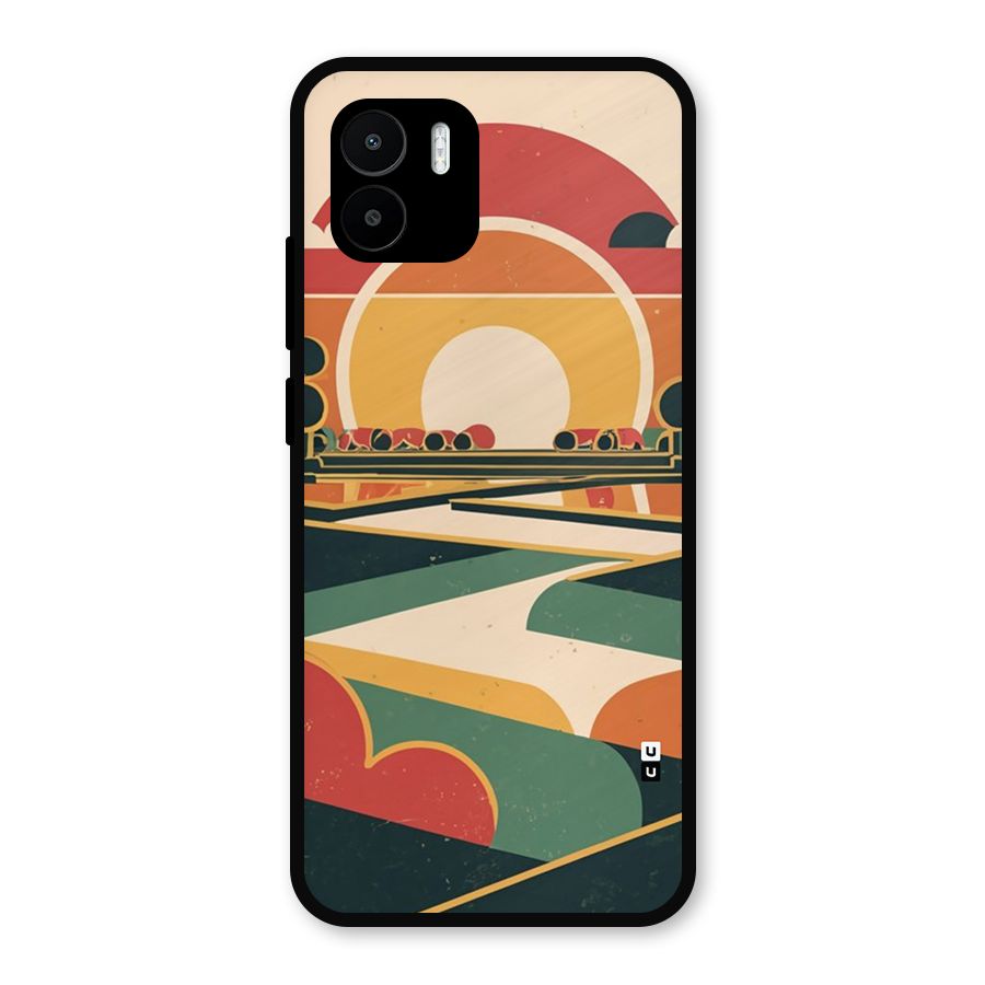 Awesome Geomatric Art Metal Back Case for Redmi A2