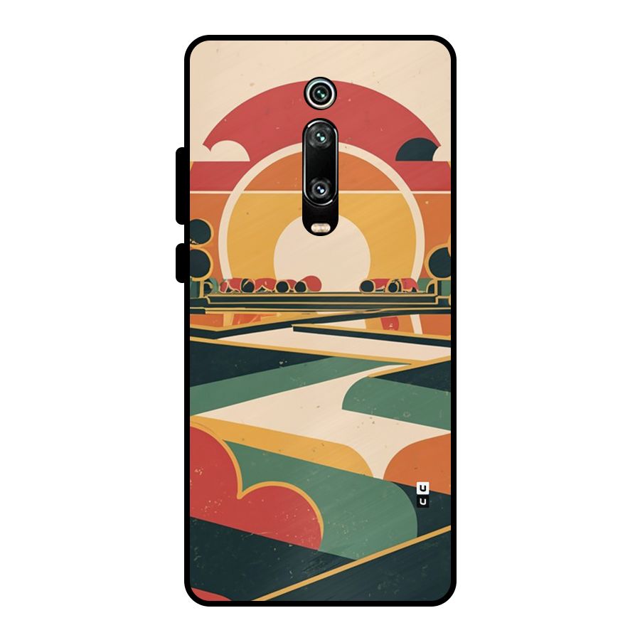 Awesome Geomatric Art Metal Back Case for Redmi K20
