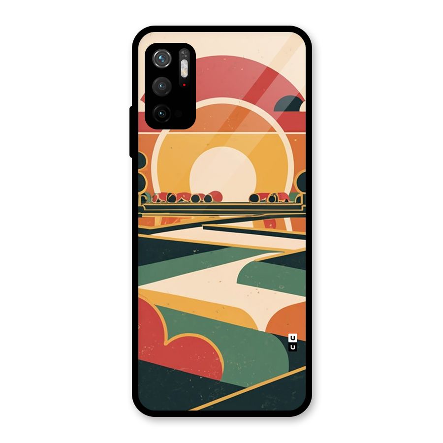 Awesome Geomatric Art Metal Back Case for Redmi Note 10T 5G