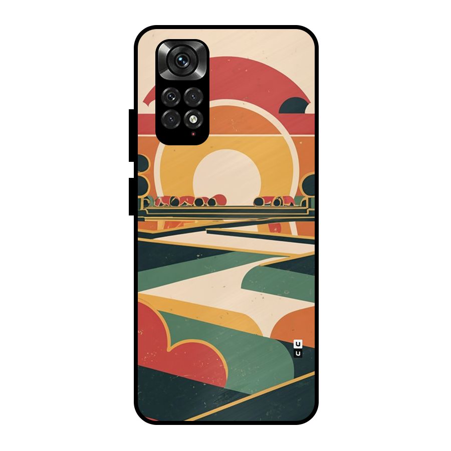Awesome Geomatric Art Metal Back Case for Redmi Note 11 Pro Plus 5G