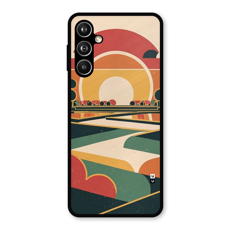 Awesome Geomatric Art Metal Back Case for Samsung Galaxy M54