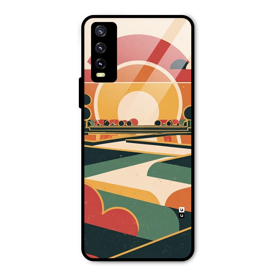 Awesome Geomatric Art Metal Back Case for Vivo Y20