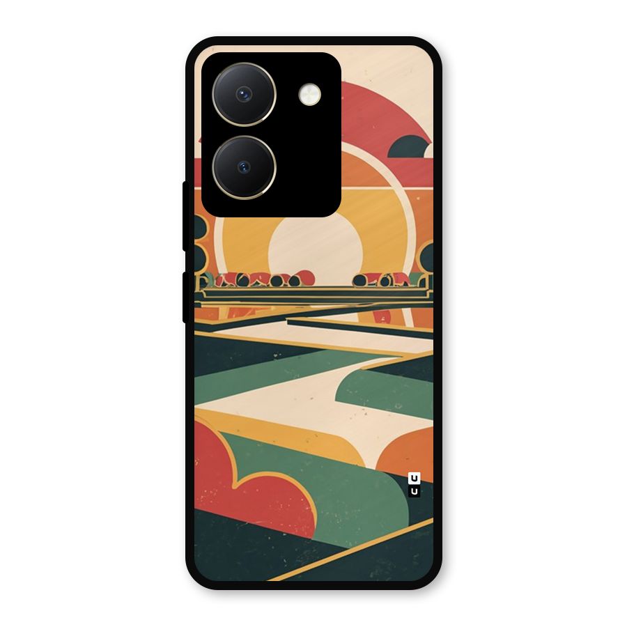 Awesome Geomatric Art Metal Back Case for Vivo Y36