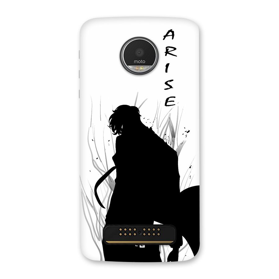 Awesome Jinwoo Arise Back Case for Moto Z Play