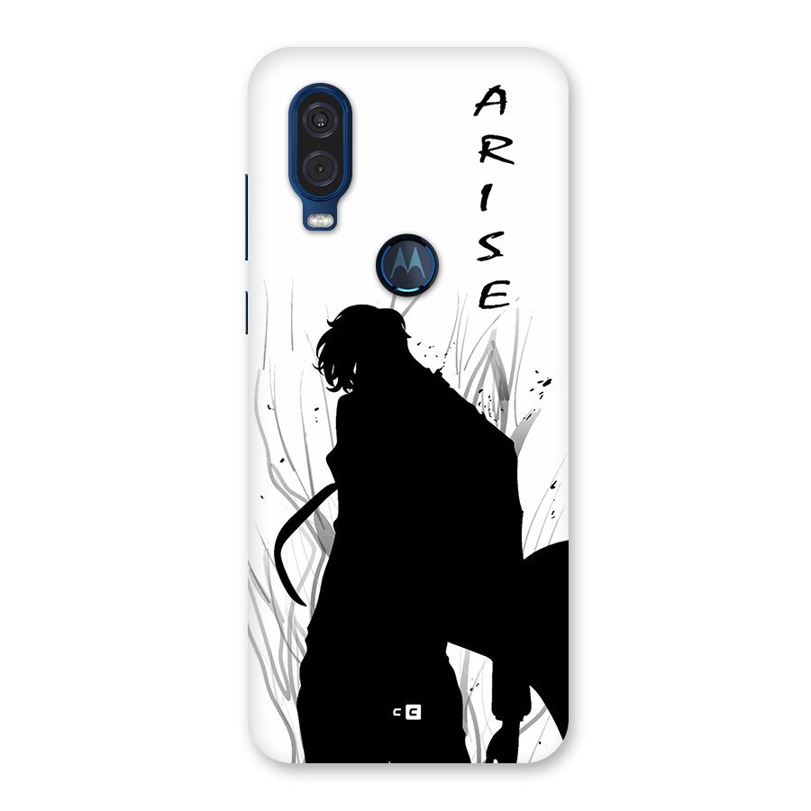 Awesome Jinwoo Arise Back Case for Motorola One Vision