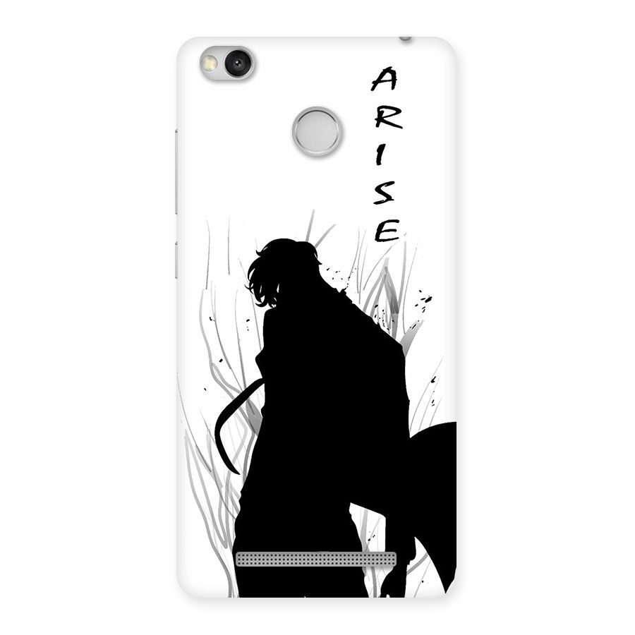 Awesome Jinwoo Arise Back Case for Redmi 3S Prime