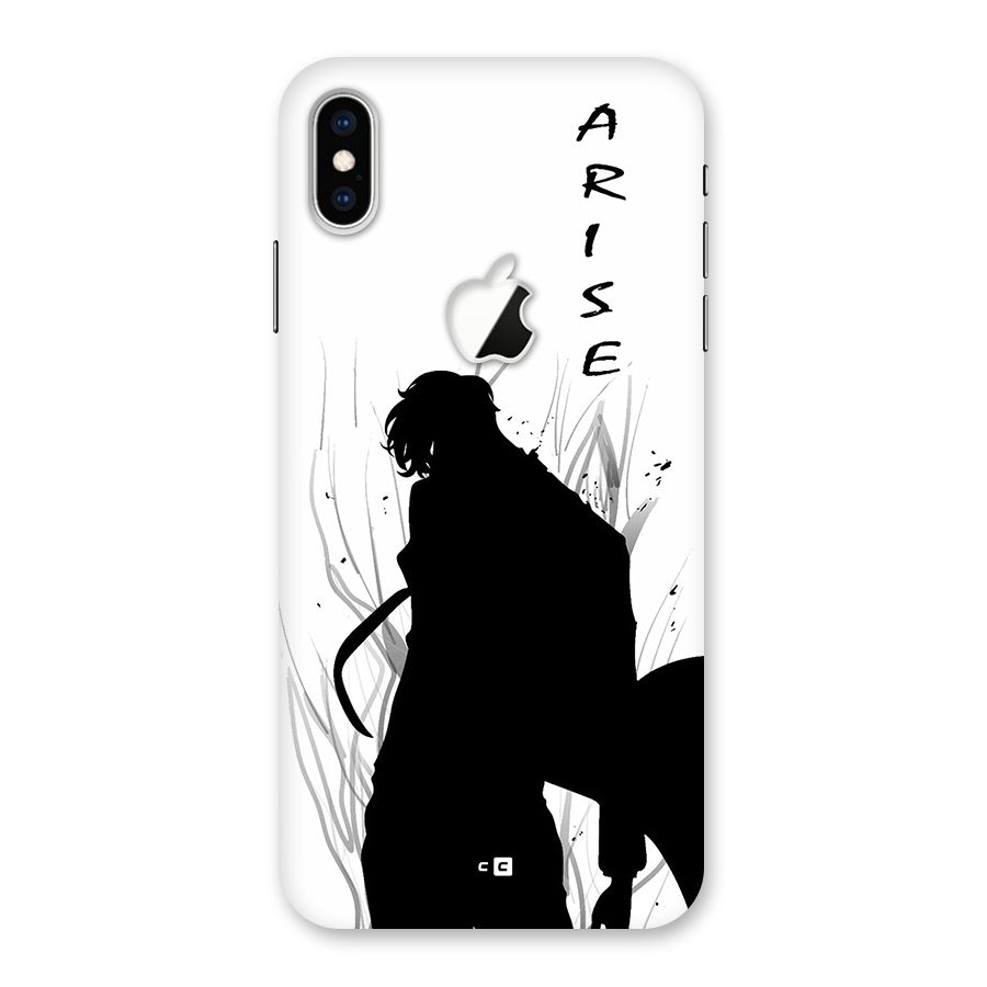 Awesome Jinwoo Arise Back Case for iPhone XS Max Apple Cut