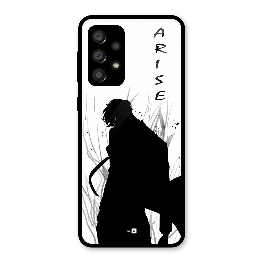 Awesome Jinwoo Arise Glass Back Case for Galaxy A32