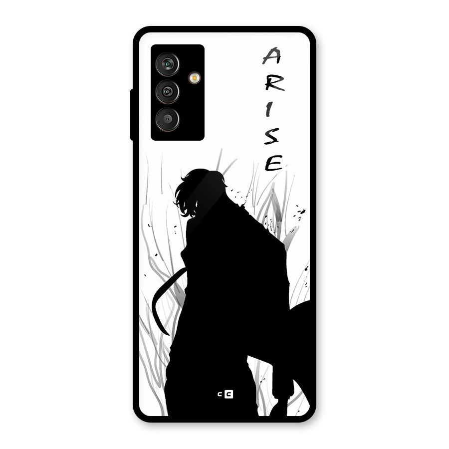 Awesome Jinwoo Arise Glass Back Case for Galaxy M13