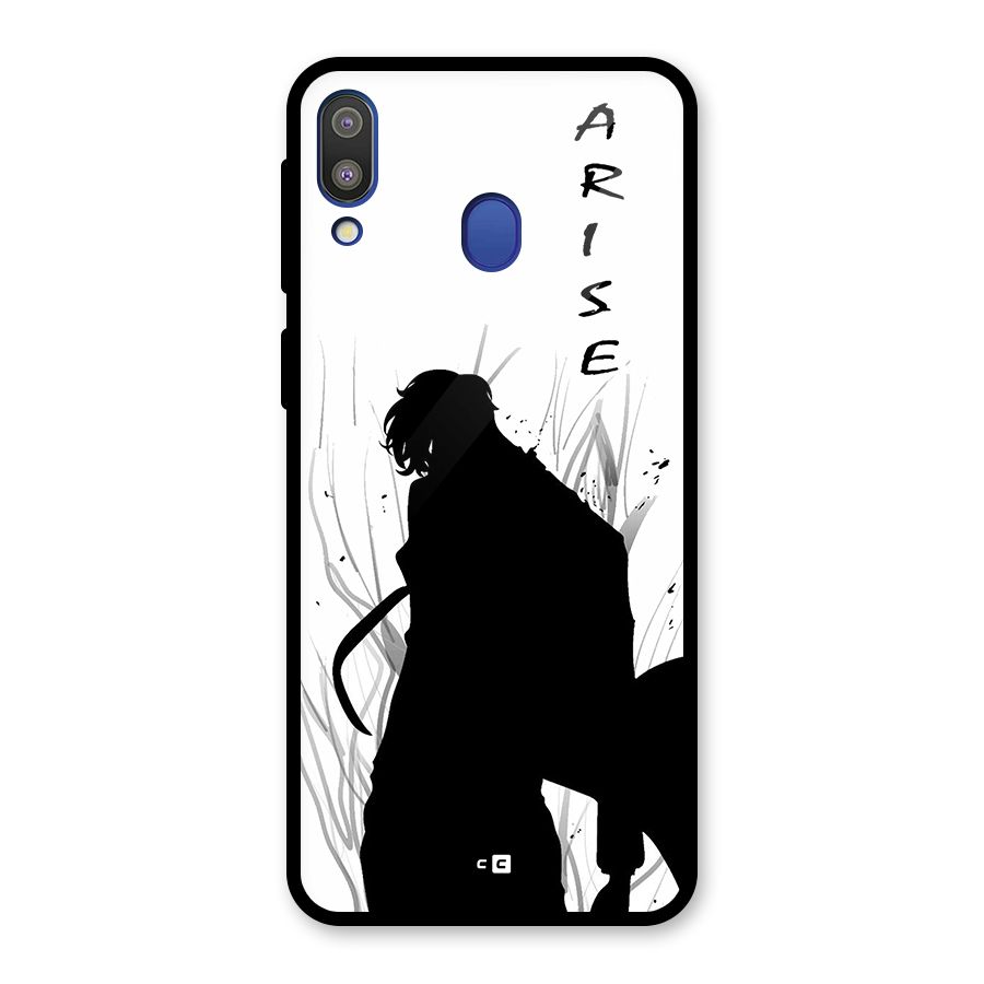 Awesome Jinwoo Arise Glass Back Case for Galaxy M20
