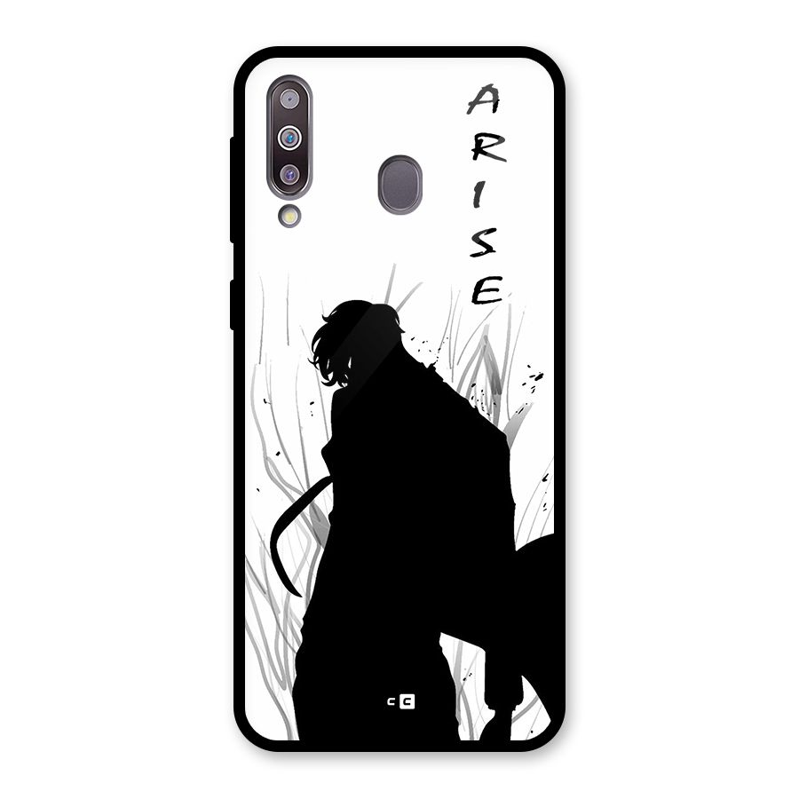Awesome Jinwoo Arise Glass Back Case for Galaxy M30