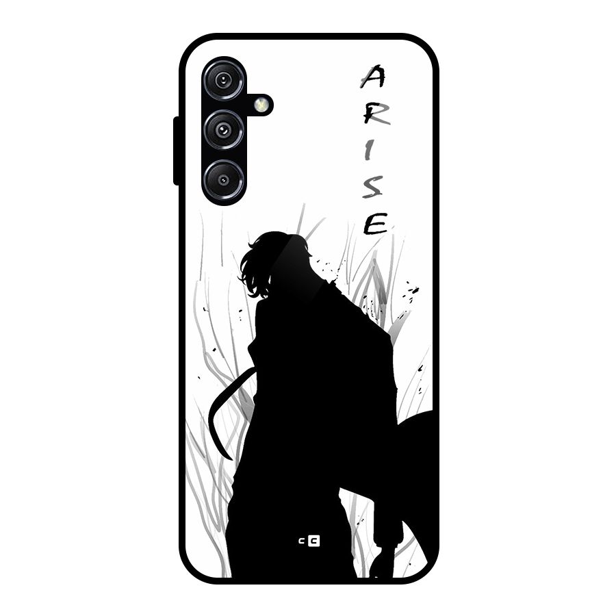 Awesome Jinwoo Arise Glass Back Case for Galaxy M34 5G