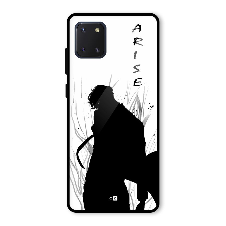 Awesome Jinwoo Arise Glass Back Case for Galaxy Note 10 Lite