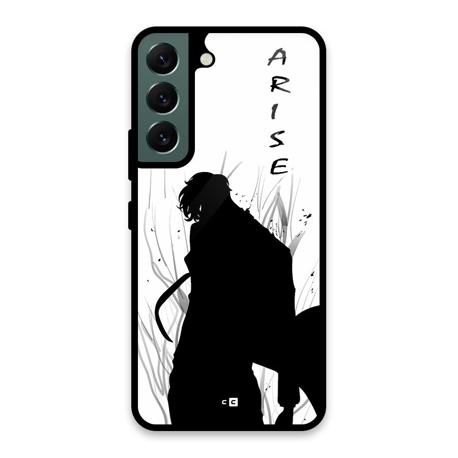 Awesome Jinwoo Arise Glass Back Case for Galaxy S22 5G