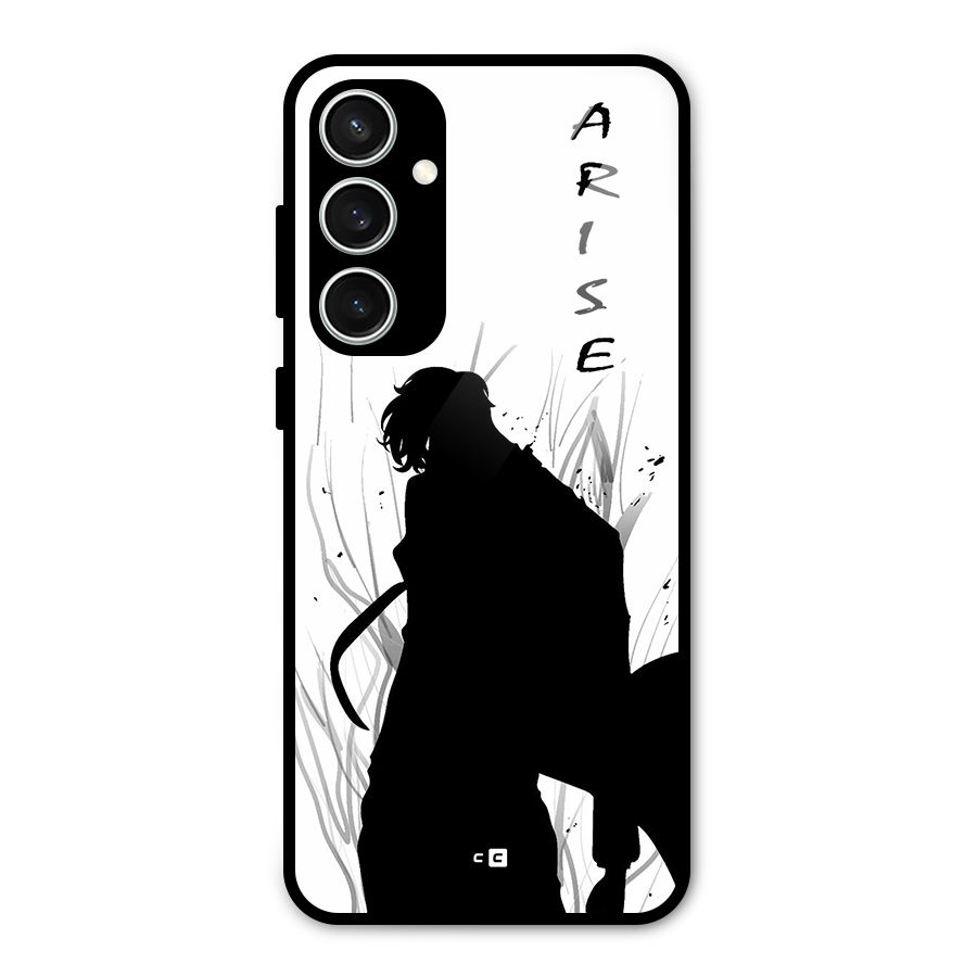 Awesome Jinwoo Arise Glass Back Case for Galaxy S23 FE