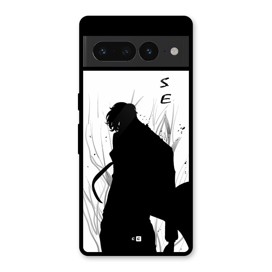 Awesome Jinwoo Arise Glass Back Case for Google Pixel 7 Pro