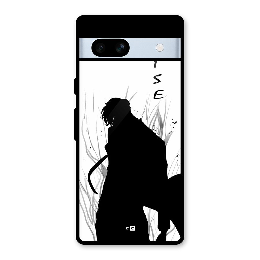 Awesome Jinwoo Arise Glass Back Case for Google Pixel 7a